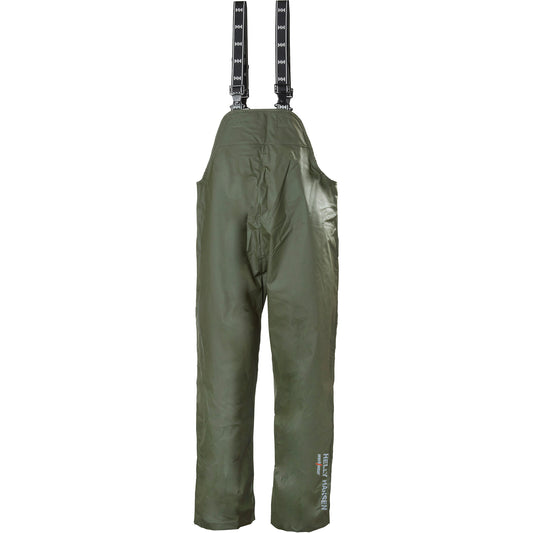 Helly Hansen Mandal Bib Pants, Medium, Polyester, Green