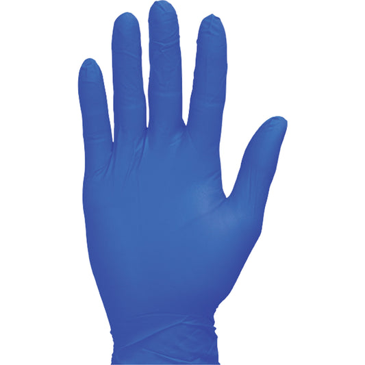  Disposable Gloves, Small, Nitrile, 4.1-mil, Powder-Free, Blue