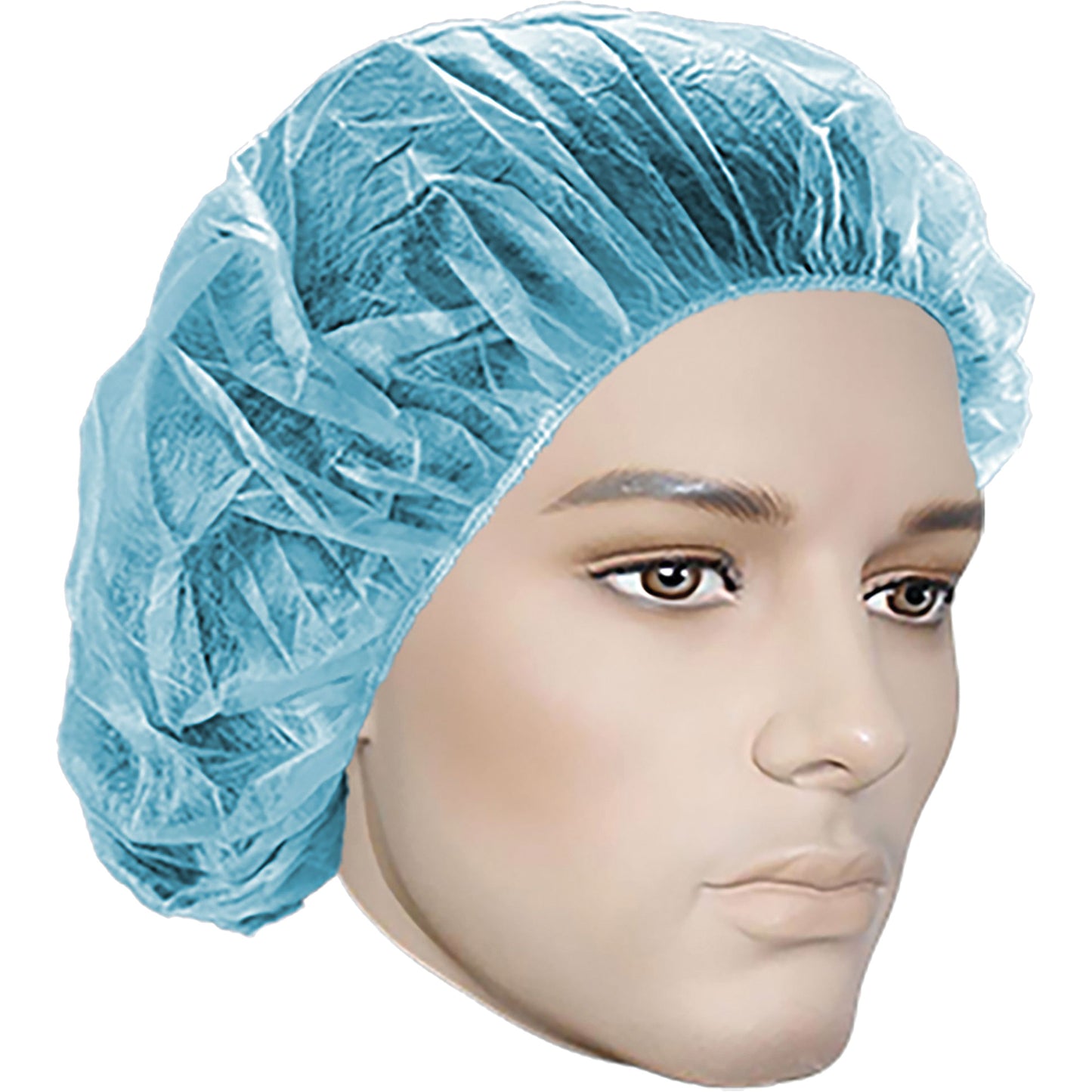 Ronco Bouffant Caps, Polypropylene, 21", Blue