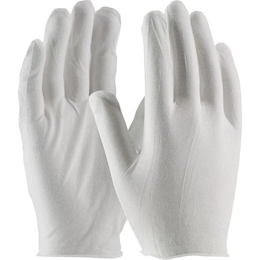 Protective Industrial Products Inspection Gloves, Cotton, Unhemmed Cuff, One Size