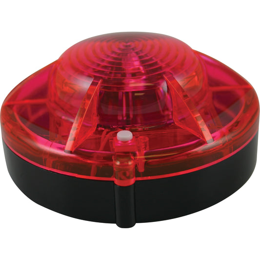 Banner Stakes Red Magnetic Strobe Light, Plastic