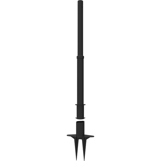 Banner Stakes PLUS Barrier Posts, 42" High, Black
