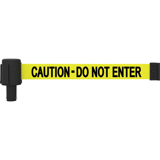 Banner Stakes PLUS Banner Cassettes, Caution Do Not Enter, 15', Yellow Tape