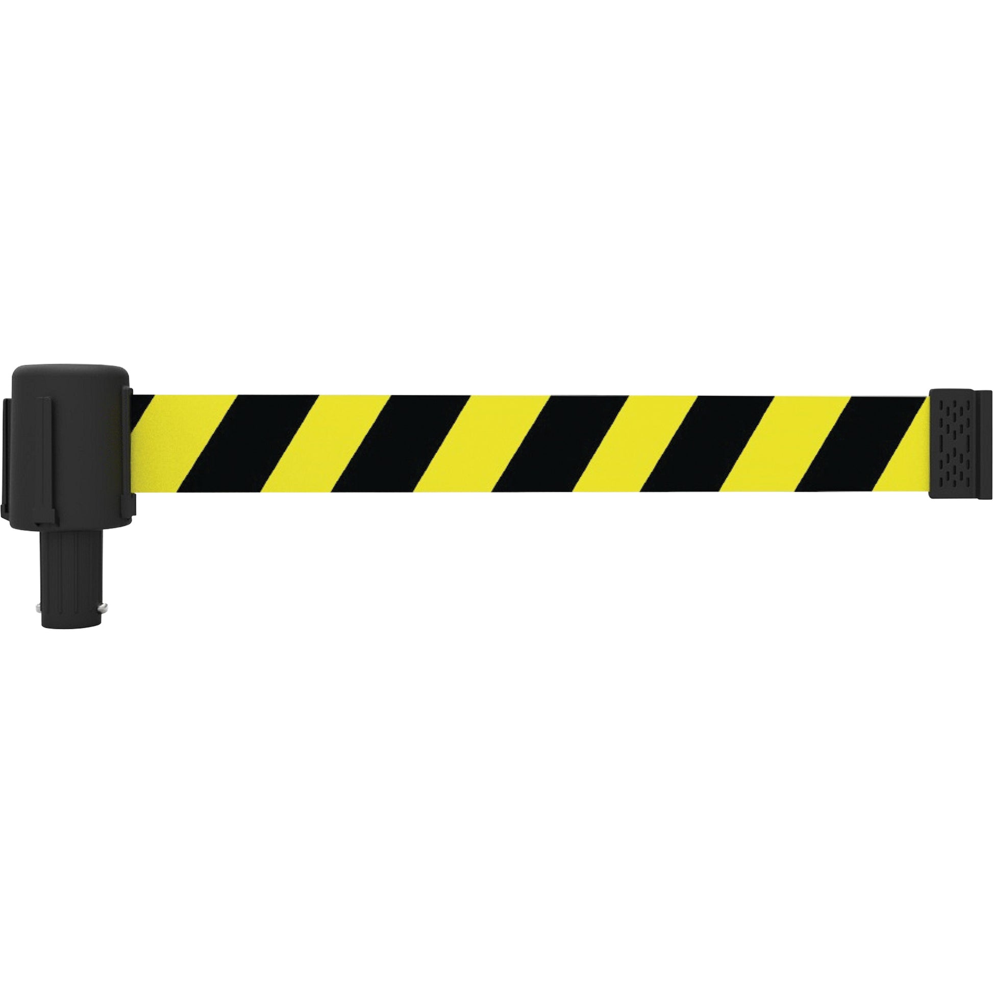 Banner Stakes PLUS Banner Cassettes, Blank, 15', Black and Yellow Tape