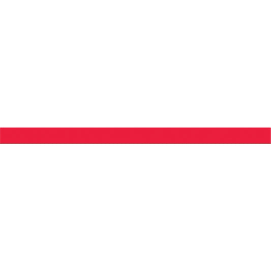 Accuform Signs Tough-Mark™ Heavy-Duty Floor Marking, Rectangle, 48" L x 3" W, Red, Polyethylene