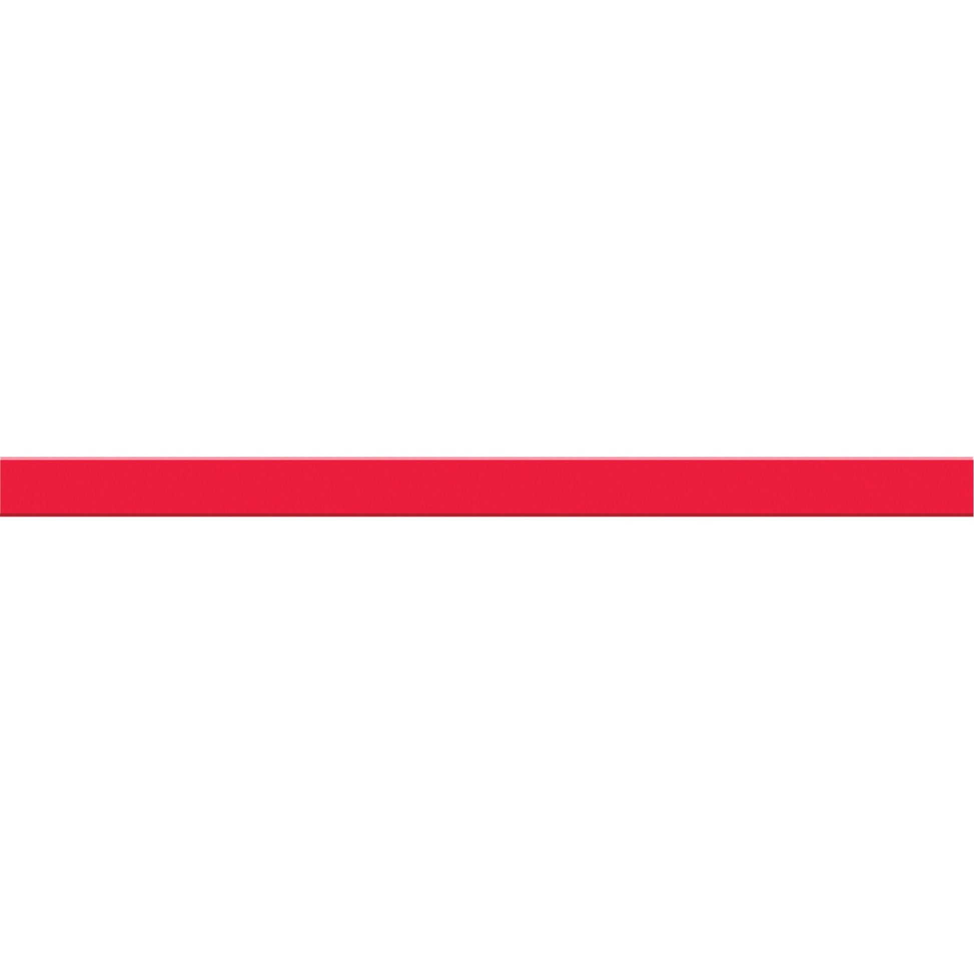 Accuform Signs Tough-Mark™ Heavy-Duty Floor Marking, Rectangle, 48" L x 4" W, Red, Polyethylene