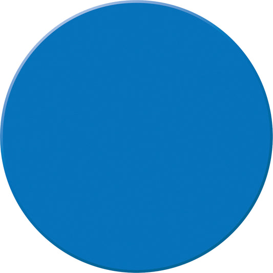 Accuform Signs Tough-Mark™ Heavy-Duty Floor Marking, Circle, 3.5" L x 3.5" W, Blue, Polyethylene