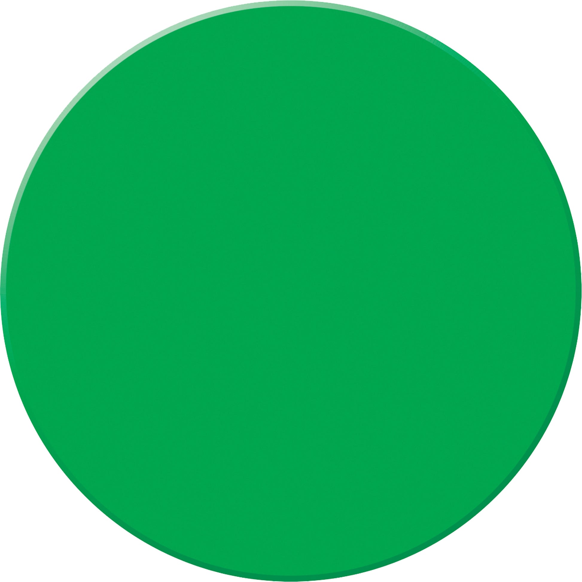 Accuform Signs Tough-Mark™ Heavy-Duty Floor Marking, Circle, 3.5" L x 3.5" W, Green, Polyethylene