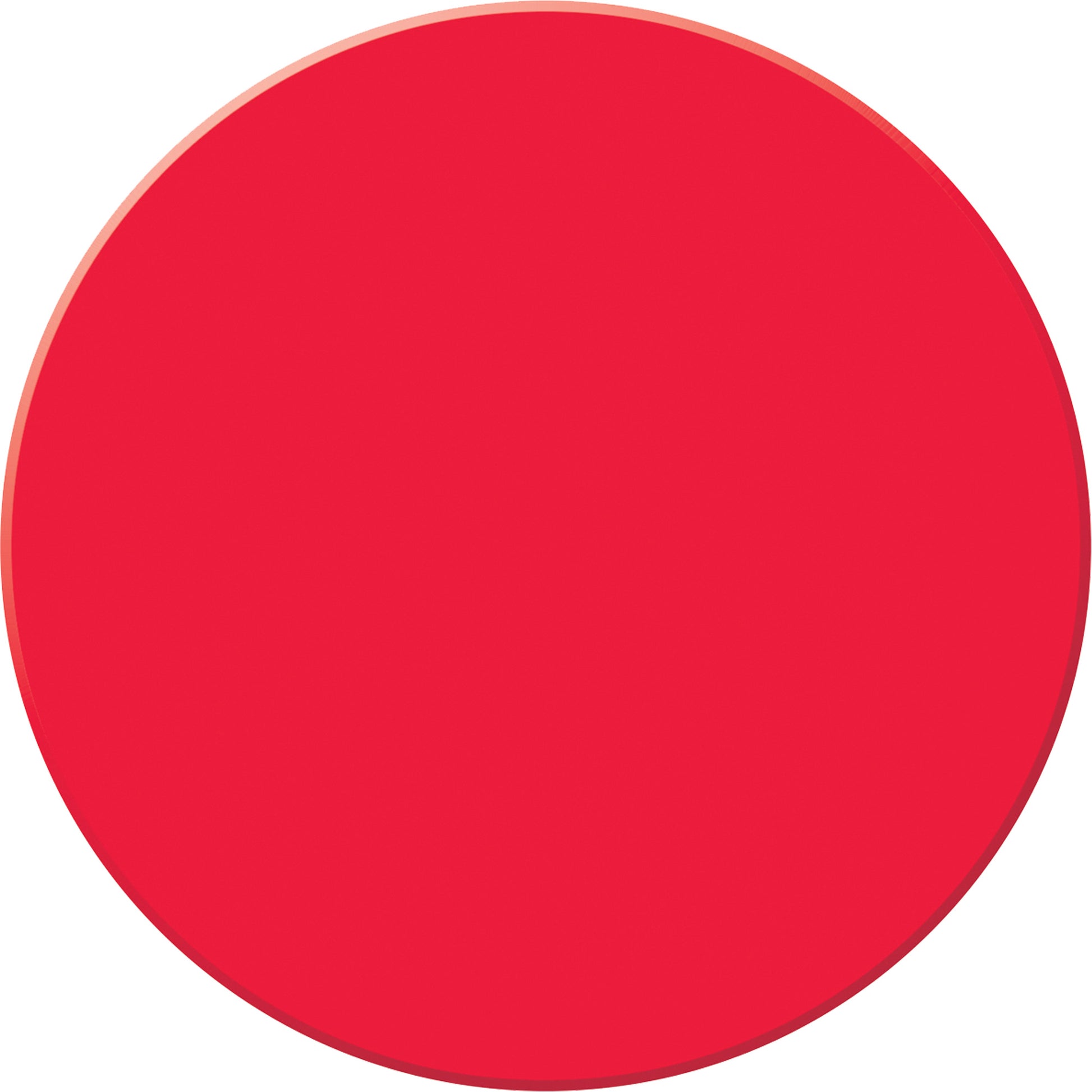 Accuform Signs Tough-Mark™ Heavy-Duty Floor Marking, Circle, 3.5" L x 3.5" W, Red, Polyethylene