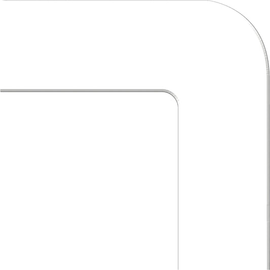 Accuform Signs Tough-Mark™ Heavy-Duty Floor Marking, L, 6" L x 6" W, White, Polyethylene