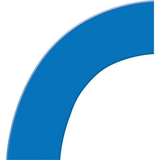 Accuform Signs Tough-Mark™ Heavy-Duty Floor Marking, Square, 6" L x 6" W, Blue, Polyethylene