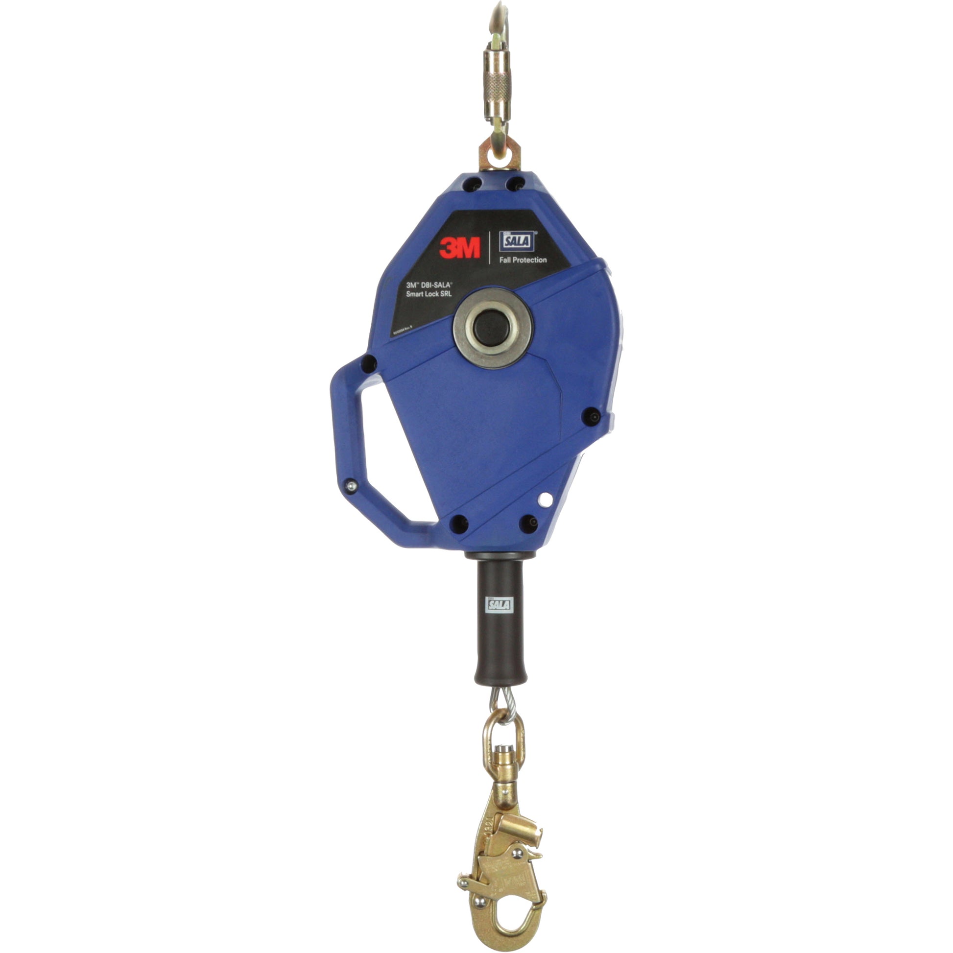 3M DBI Sala Fall Protection Smart Lock Self-Retracting Lifeline, 20', Galvanized Steel, Swivel