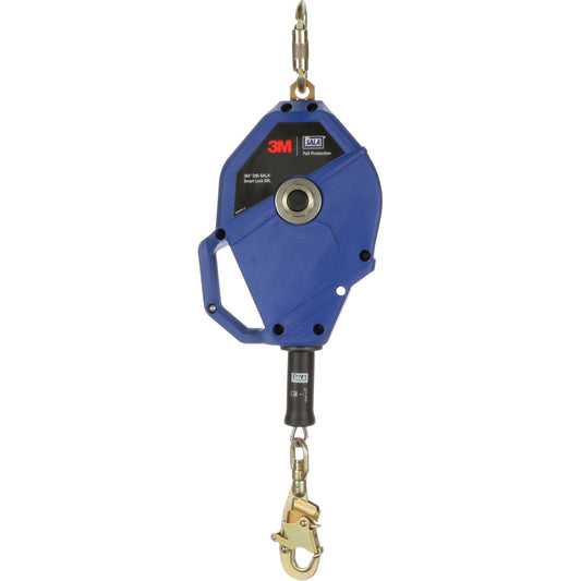 3M DBI Sala Fall Protection Smart Lock Self-Retracting Lifeline, 50', Galvanized Steel, Swivel