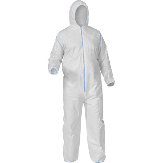 Ronco Protective Coveralls, 3X-Large, White, Microporous