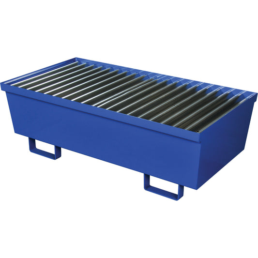 Eagle Mfg. Steel Spill Containment Pallet, 74 US gal. Spill Capacity, 27" x 51.25" x 13"