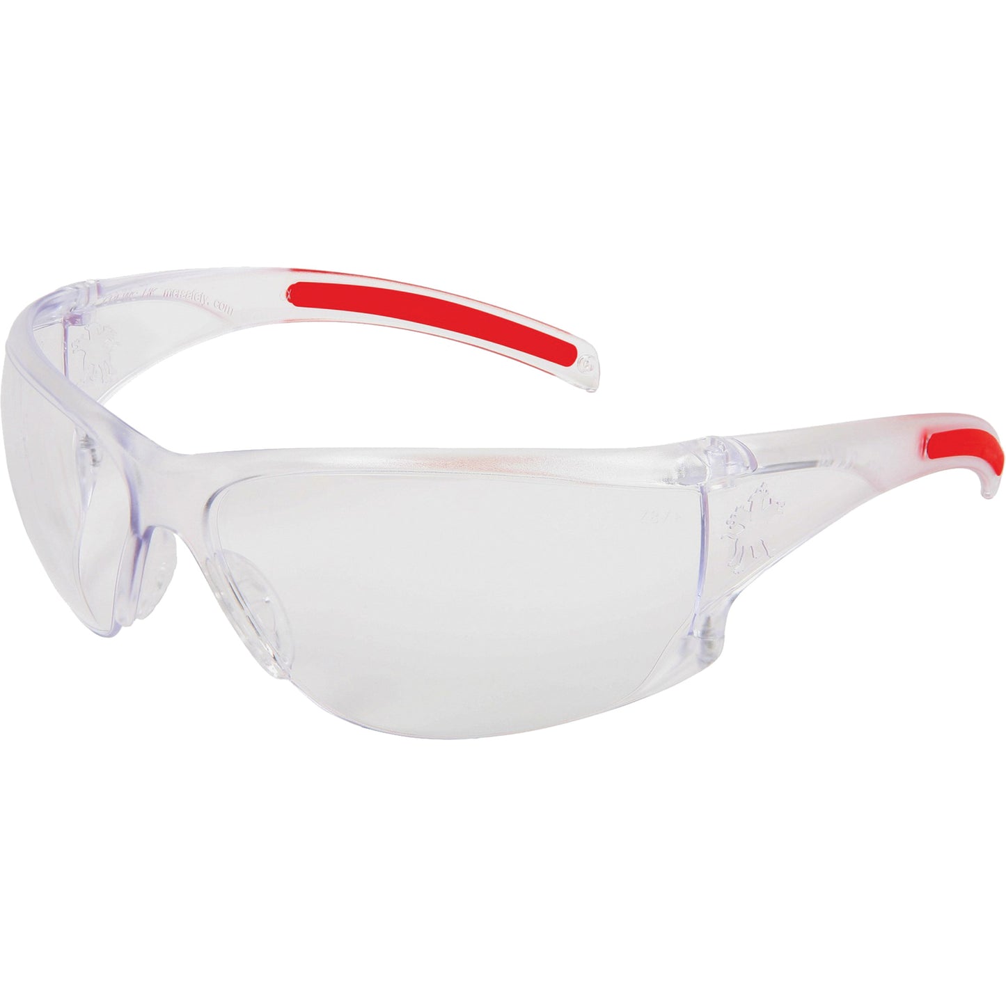 Mcr Safety HellKat® Safety Glasses, Clear Lens, Anti-Fog/Anti-Scratch, ANSI Z87+