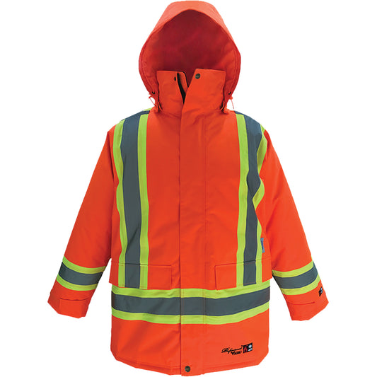 Viking Professional Journeyman Insulated Parka, Small, Orange