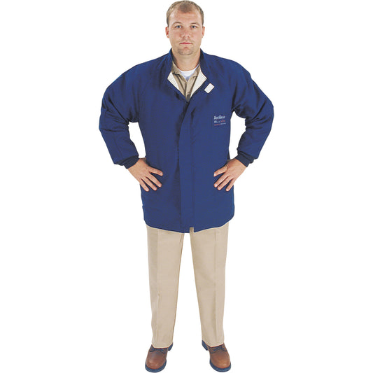  Arc Flash Jacket, Medium, Blue, 40 cal/cm²
