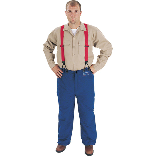  Arc Flash Overalls, Large, Blue, 40 cal/ cm²