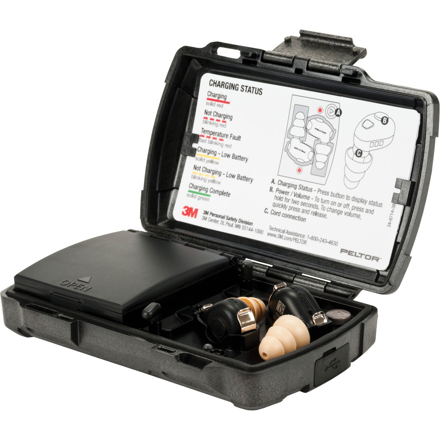 3M Peltor™ Tactical TEP-100 Earplug Kit