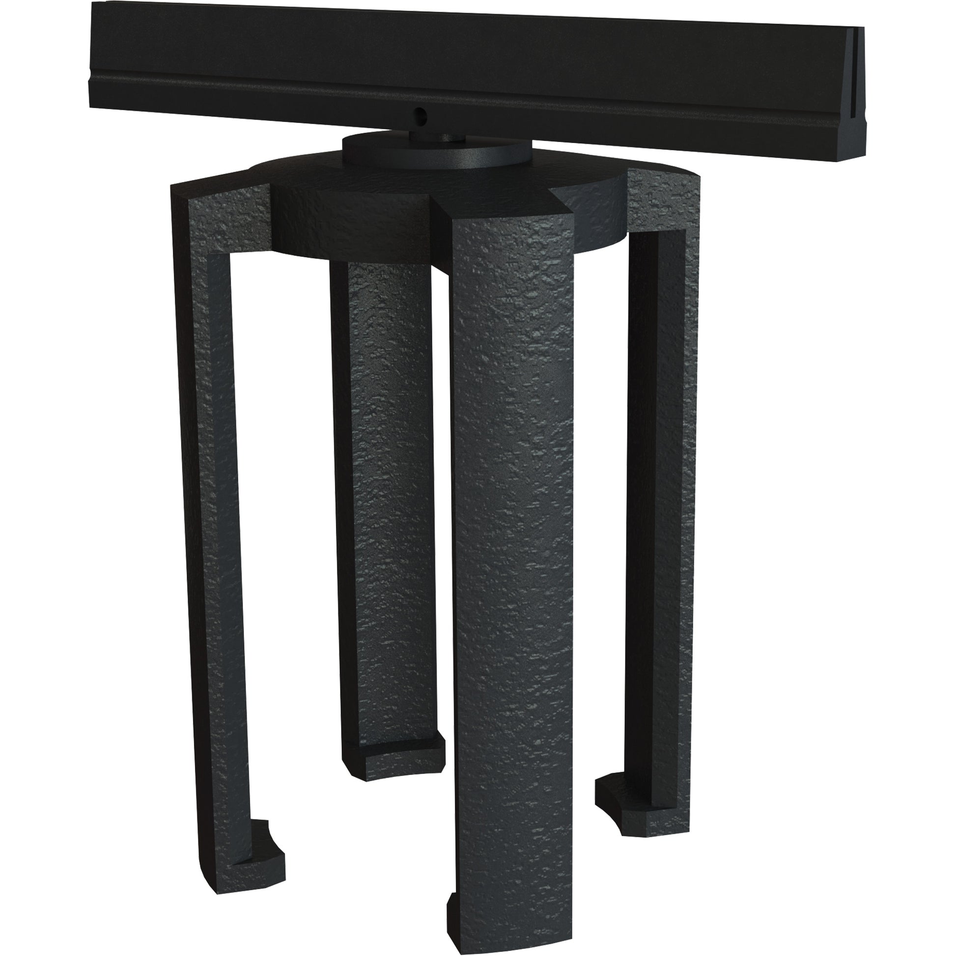 Banner Stakes PLUS Barrier System Sign Bracket, Black