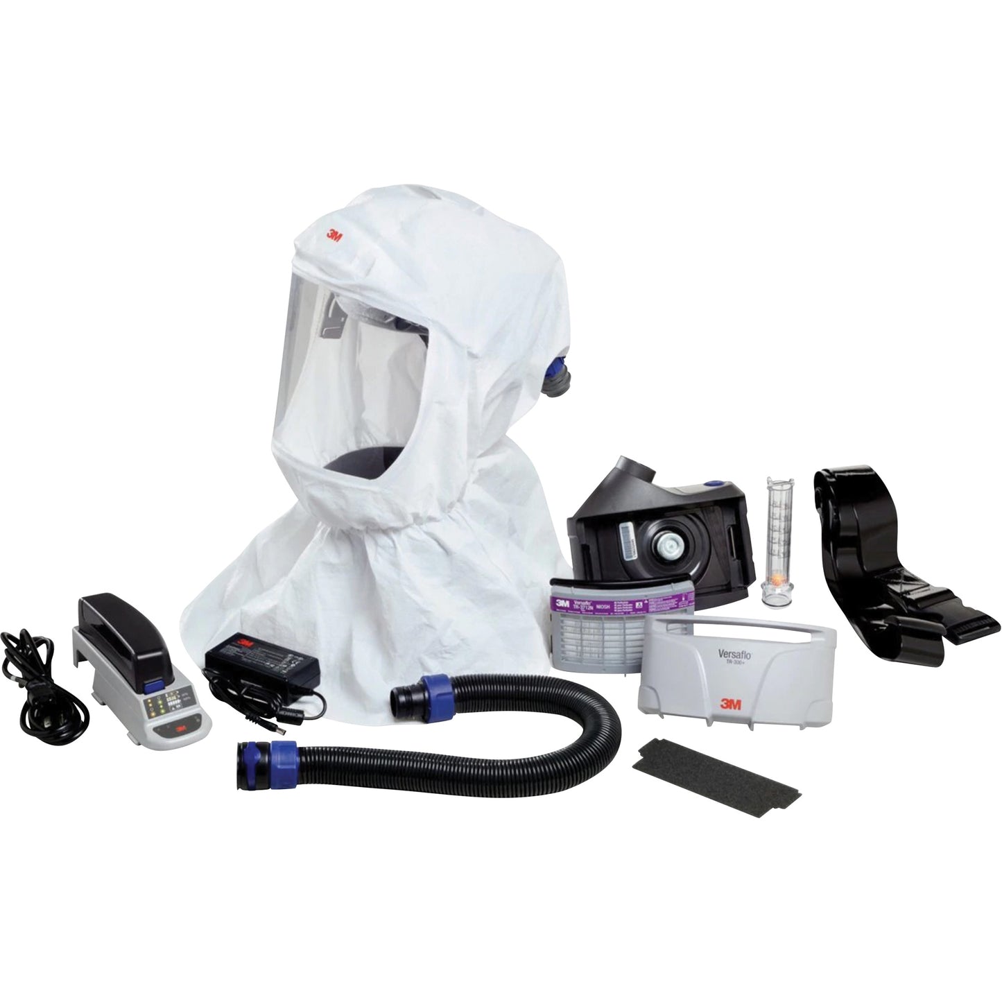 3M Versaflo™ Easy Clean PAPR Kit, Loose Fitting Hood & Faceshield, Lithium-Ion Battery
