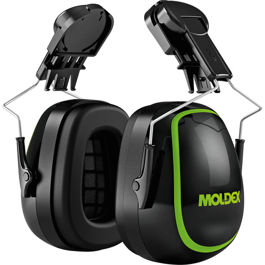 Moldex MX-7 High Attenuation Earmuff, Cap Mount, 28 NRR dB