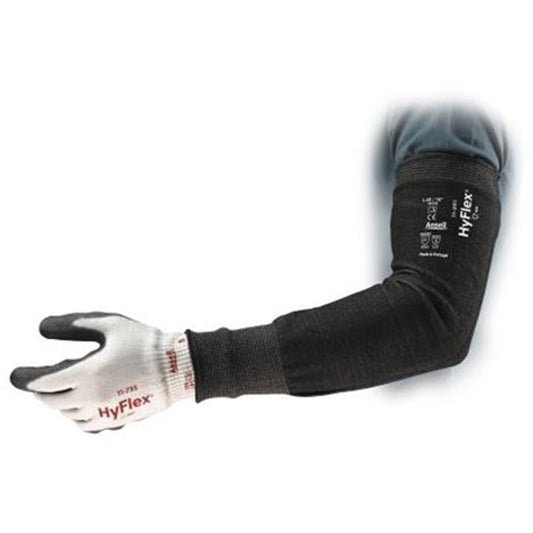 Ansell Hyflex® 11-250 Cut-Resistant Sleeves, HPPE, 12", ASTM ANSI Level A3/EN 388 Level 5, Grey