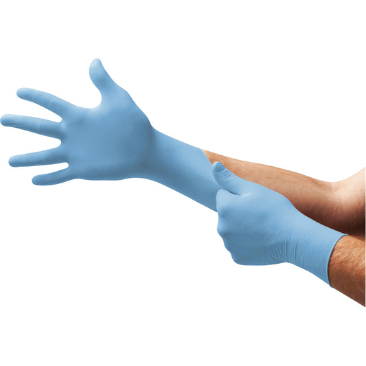 Microflex Xceed® XC-310 Examination Gloves, Large, Nitrile, 4.3-mil, Powder-Free, Blue, Class 2