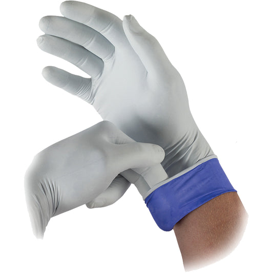 Microflex Lifestar EC® LSE-104 Dual-Coloured Examination Gloves, X-Large, Nitrile, 5.5-mil, Powder-Free, White, Class 2