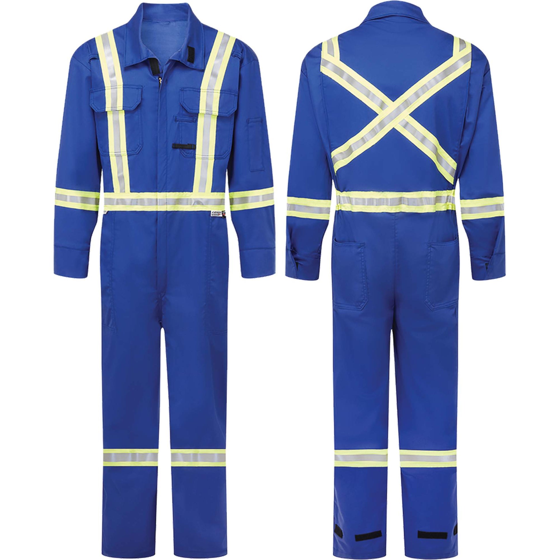 IFR Workwear Avenger 7 oz. Flame Resistant Coveralls, Size 66, Royal Blue