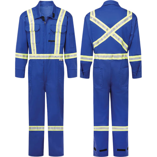 IFR Workwear Avenger 7 oz. Flame Resistant Coveralls, Size 66, Royal Blue