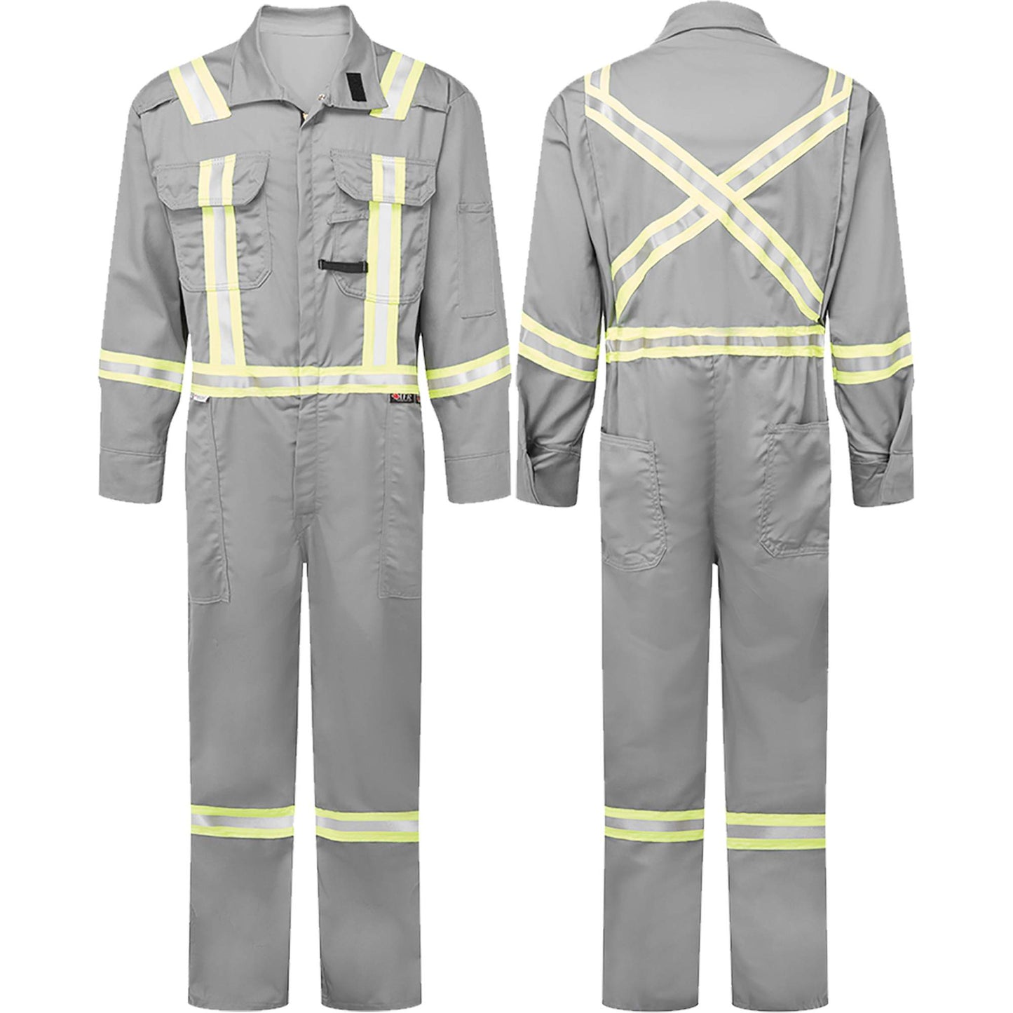 IFR Workwear UltraSoft® 7 oz. Deluxe Coveralls, Size 56 (Tall), Grey