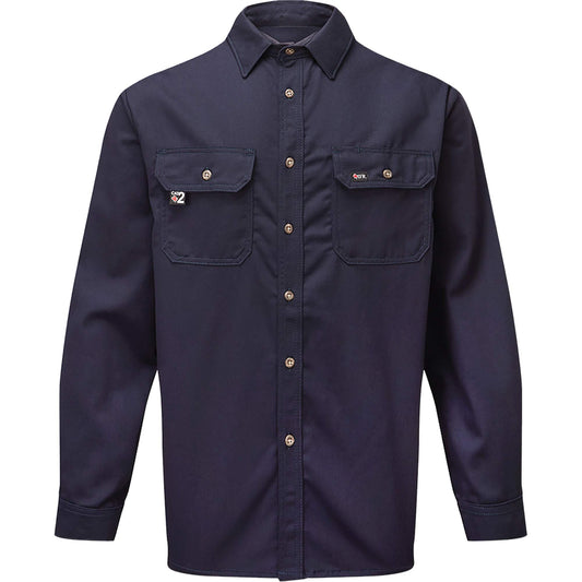IFR Workwear UltraSoft® 7 oz. Deluxe Work Shirt, 3X-Large, Navy Blue