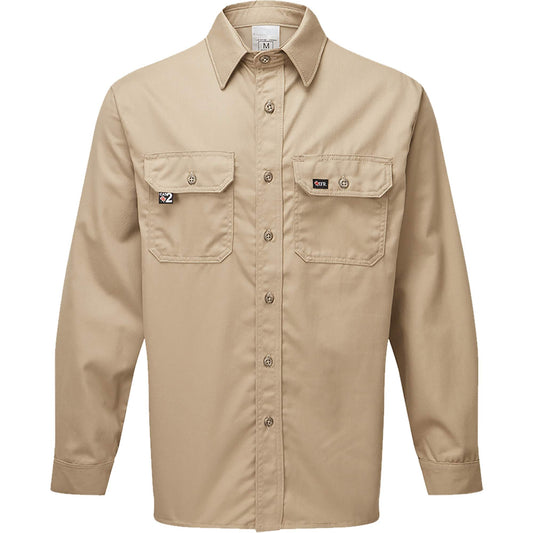 IFR Workwear UltraSoft® 7 oz. Deluxe Work Shirt, 3X-Large (Tall), Khaki