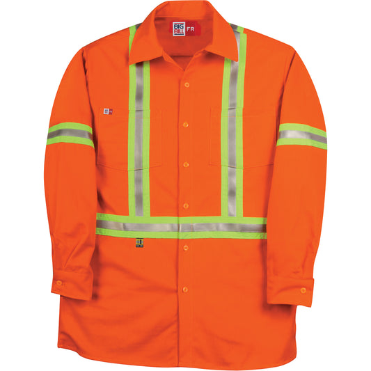 Big Bill Westex™ UltraSoft® Industrial Work Shirt, Large (Tall), Orange