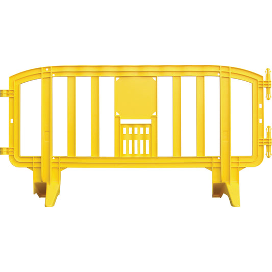 MLR International Movit Barricade, Interlocking, 78" L x 39" H, Yellow