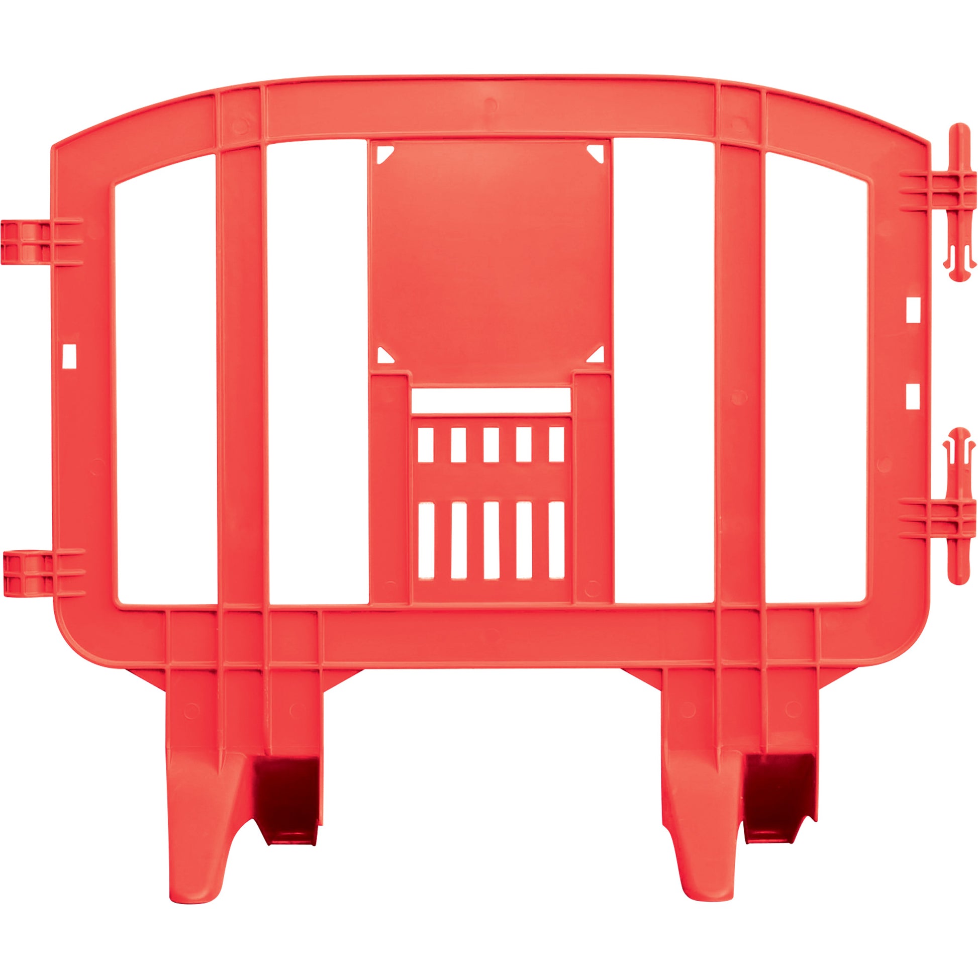 MLR International Minit Barricade, Interlocking, 49" L x 39" H, Red