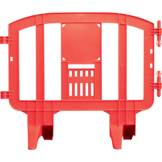 MLR International Minit Barricade, Interlocking, 49" L x 39" H, Red