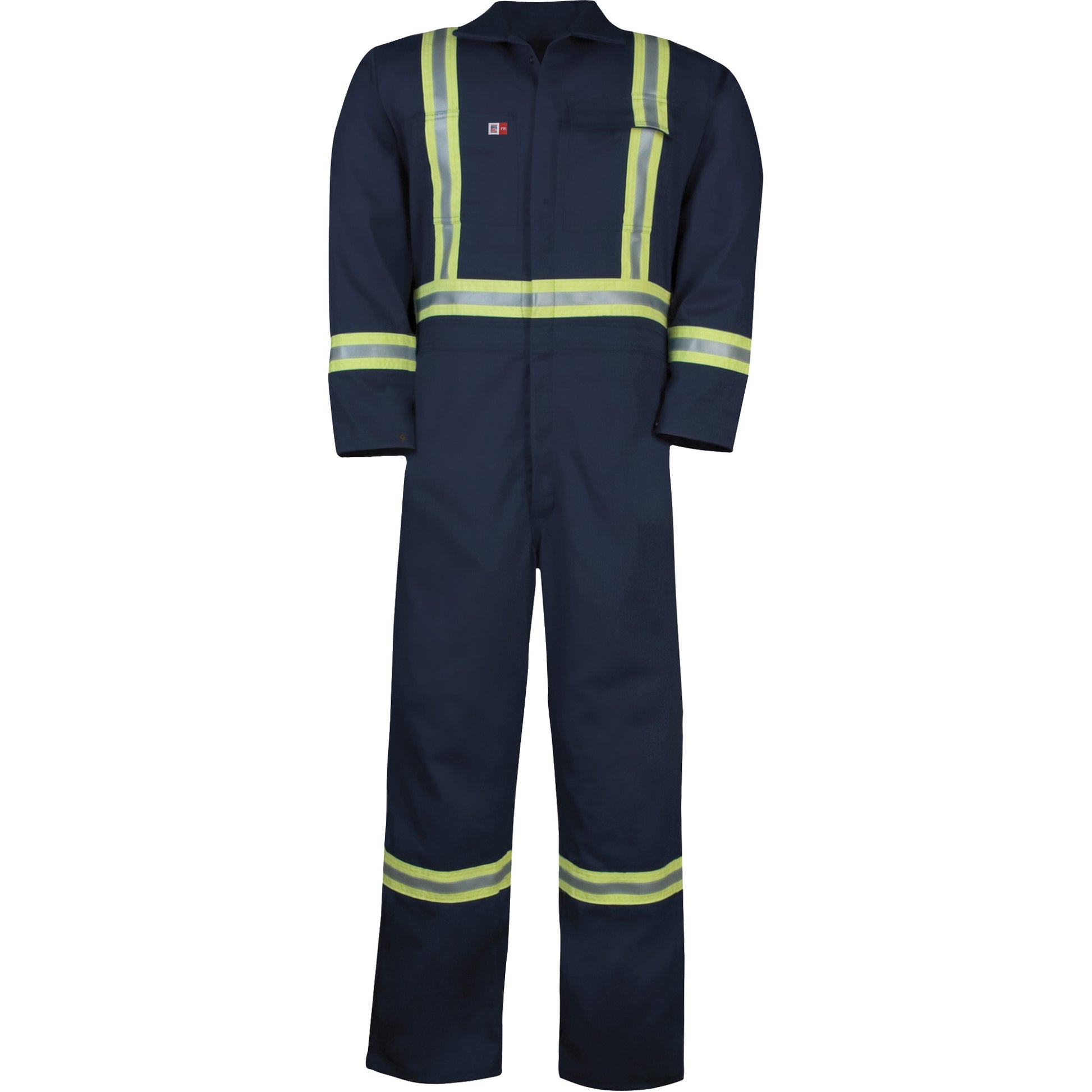 Big Bill Westex™ UltraSoft® Unlined Coveralls, Size 5X-Large (Tall), Navy Blue, 12.4 cal/cm2