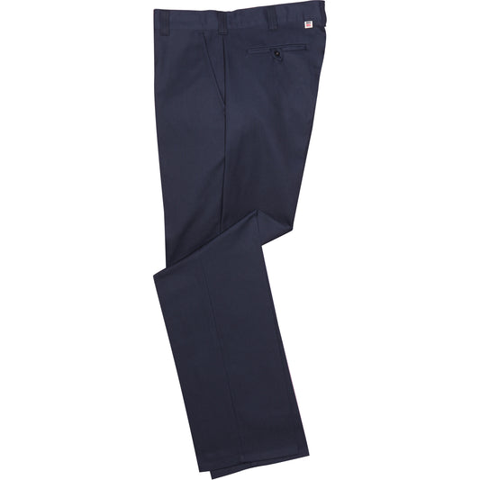 Big Bill Work Pants, Poly-Cotton, Navy Blue, Size 32, 33 Inseam