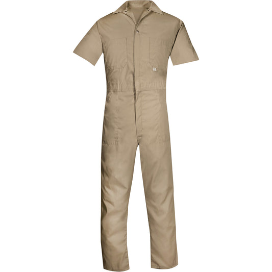 Big Bill Short-Sleeved Coveralls, Men's, Tan, Size Medium (Tall)
