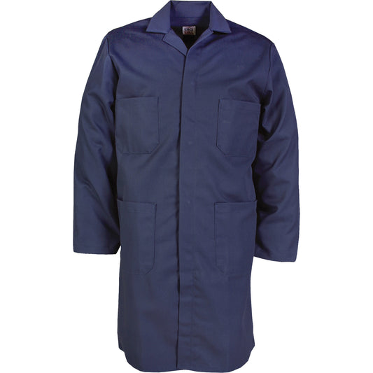 Big Bill Lab Coat, Poly-Cotton, 38, Navy Blue