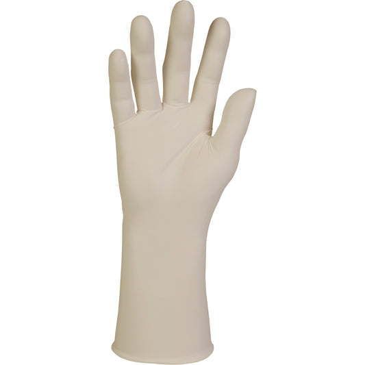 Kimberly-Clark XTRA-PFE Exam Gloves, Large, Latex, 10-mil, Powder-Free, White, Class 2