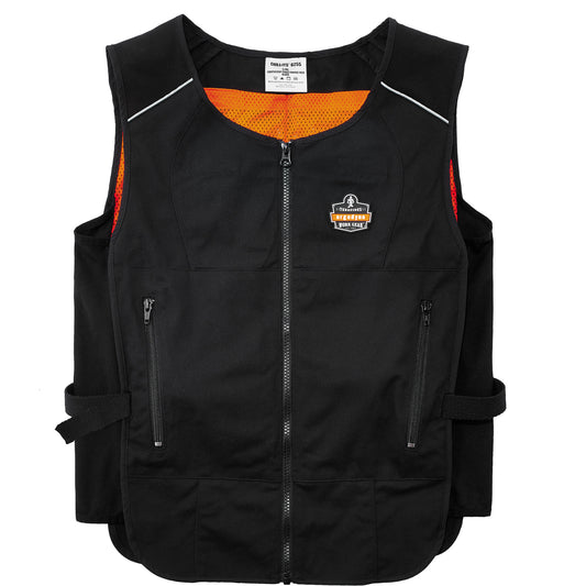 Ergodyne Chill-Its® 6260 Lightweight Phase Change Cooling Vest with Packs, Large/X-Large, Black