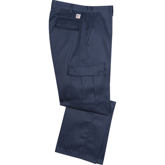 Big Bill Codet Wrinkle Free™ Men's Cargo Pant, Cotton, Navy Blue, Size 58, 37 Inseam