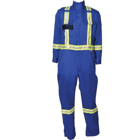 Viking Firewall FR® Striped Coveralls, Size X-Small, Royal Blue