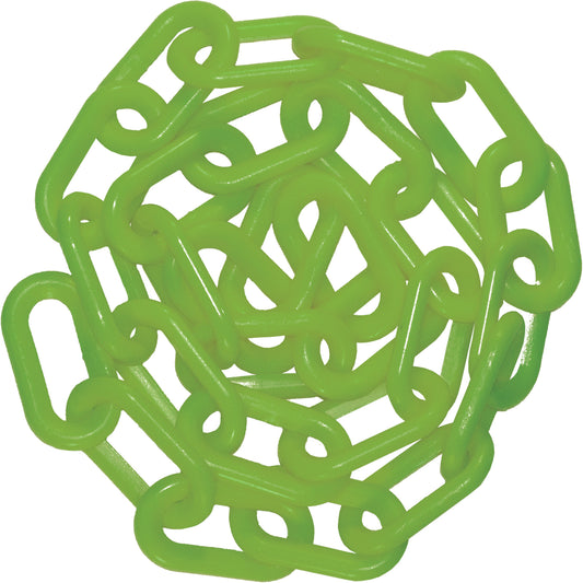 Mr. Chain 25' Plastic Chain Barrier, Green