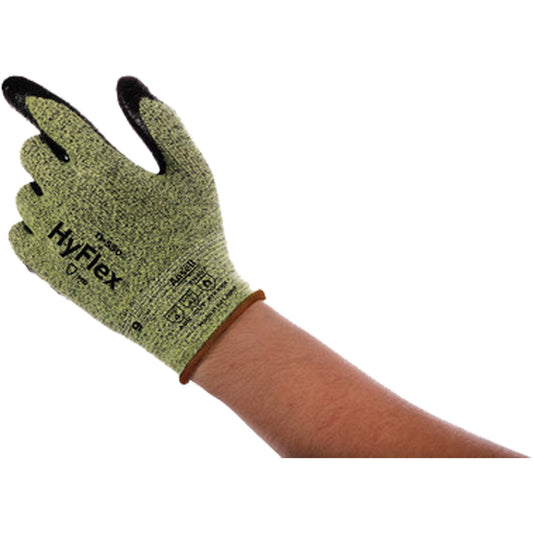 Ansell HyFlex® 11-550 Cut Resistant Gloves, Size 9, 15 Gauge, Nitrile Coated, Intercept™ Shell, ASTM ANSI Level A2/EN 388 Level B