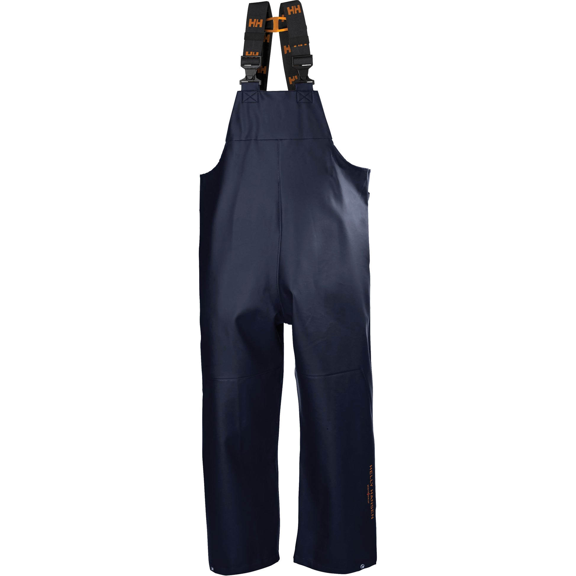 Helly Hansen Gale Rain Bib Pants, 4X-Large, Polyester, Navy Blue